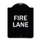 Signmission Fire Lane Supplementary Heavy-Gauge Aluminum Architectural Sign, 24" x 18", BW-1824-23991 A-DES-BW-1824-23991 - alternate 1